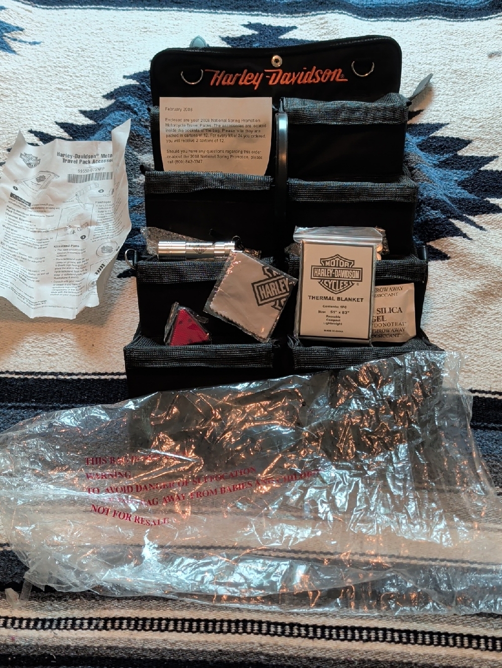 Harley-Davidson Black Accessories Tool Kit Bag - Picture 6 of 15